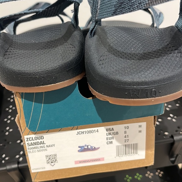 NEW Chaco Women's Zcloud Sandal - Rambling Navy - Picture 11 of 13